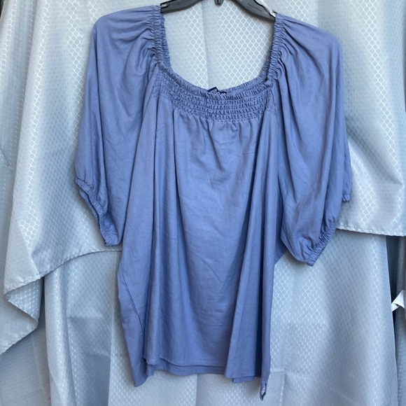 Architect top peasant blouse shirt vibe smock detail boho business casual 3X - Picture 6 of 15